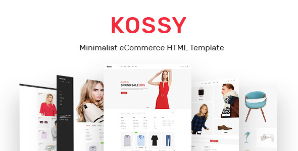 Kossy - Minimalist eCommerce HTML Template