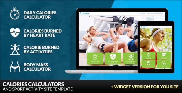 Activity v1.5 - Sport and Fitness Site Template