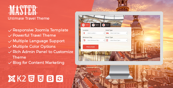 Download Master v17 – Ultimate Travel Theme for Joomla | Free Nulled Scripts