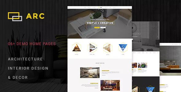 ARC - Interior Design, Decor, Architecture Business Template