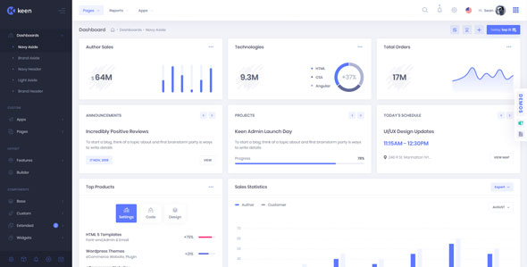 Download Keen v1.4.2 – The Ultimate Bootstrap Admin Theme | Free Nulled Scripts