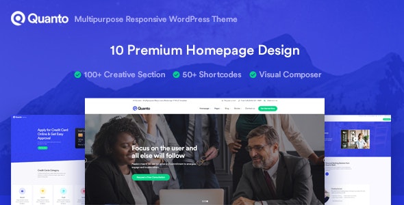 Quanto v1.1.1 - Business Responsive WordPress Theme