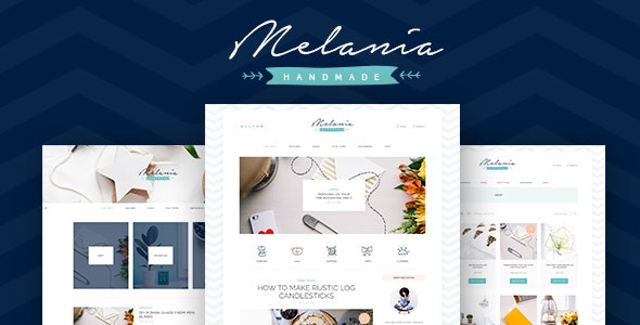 Melania v1.5.3 - Handmade Blog & Shop WordPress Theme