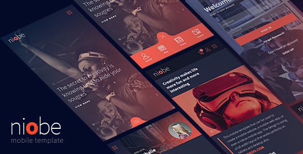 Niobe v1.0 - HTML Mobile Template