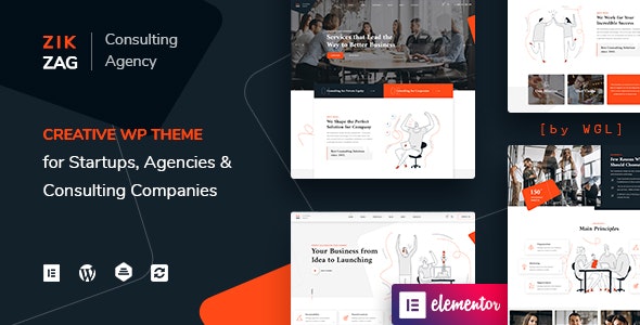 ZikZag v1.0.4 - Consulting & Agency WordPress Theme