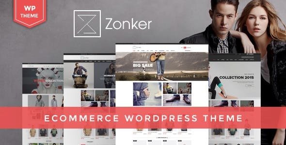 Zonker v1.6.3 - WooCommerce WordPress Theme
