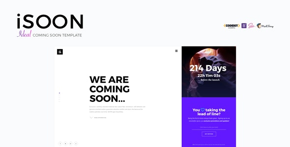iSOON - Ideal Coming Soon Template (Updated)