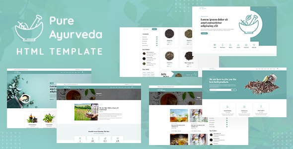 Pure Ayurveda v1.0 - Responsive HTML Template