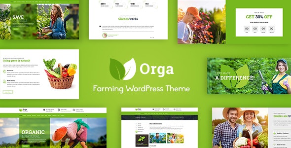 Orga v2.0 - Organic Farm & Agriculture WordPress Theme
