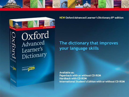 Oxford Advanced Learner’s Dictionary