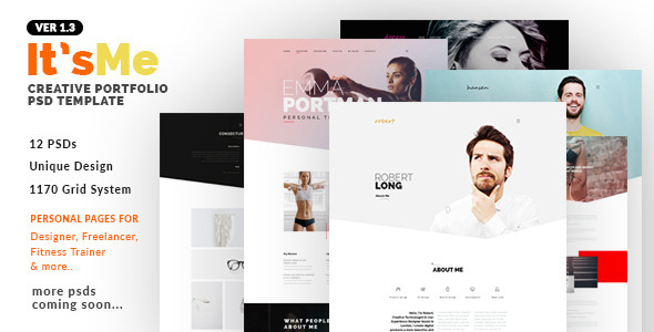 Download It’sMe v1.3 – Creative Portfolio PSD Template | Free Nulled Scripts