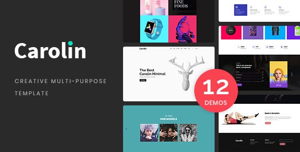 Carolin v1.0 - Creative Multi-Purpose PSD Template