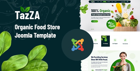 Download TazZA v1.0 – Organic Food Store Joomla Template | Free Nulled Scripts