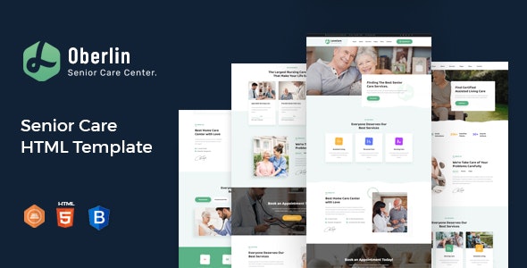 Oberlin v1.0 - Senior Care HTML Template