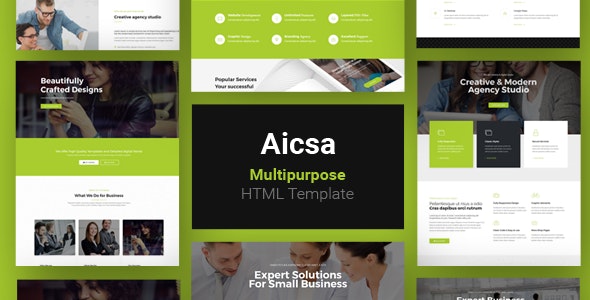 Aicsa 1.0.0 - Multipurpose HTML Template