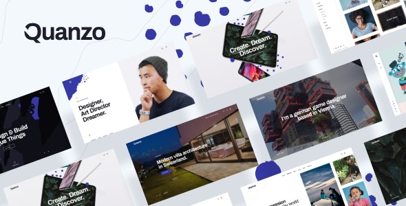 Quanzo v1.0.2 - Personal Portfolio WordPress Theme