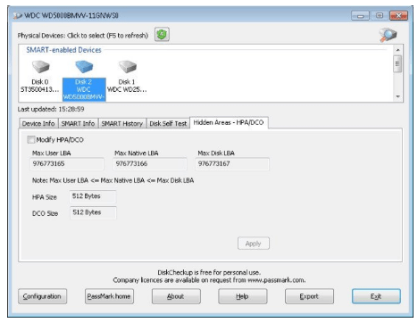 Passmark DiskCheckup
