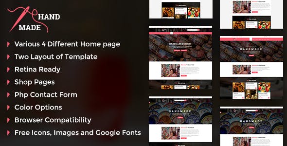 Handicraft - Handmade Product Shop Template