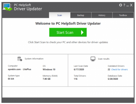 Download PCHelpSoft Driver Updater Pro 6.2.810 Portable [Latest]