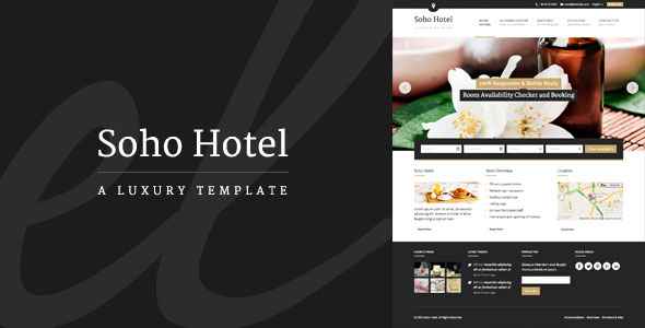 Download Soho Hotel v2.2.3 – Responsive Hotel Booking WP Theme | Free Nulled Scripts