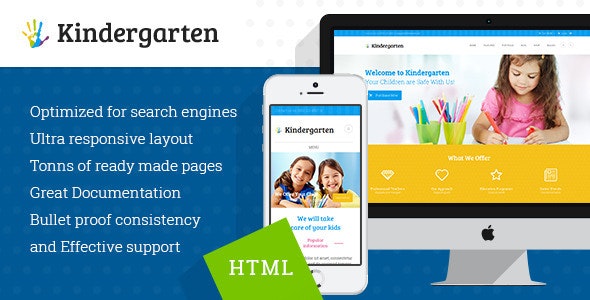 Kindergarten v1.1 - Children HTML Theme