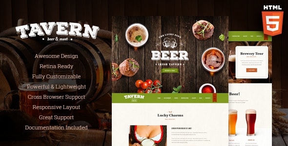 Tavern v1.0 - Pub, Restaurant & Brewery Site Template
