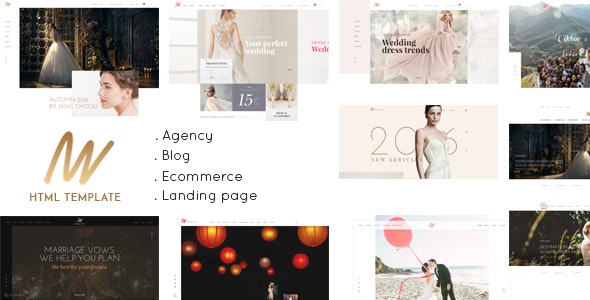 The VOW v1.0 - Wedding Responsive HTML Template