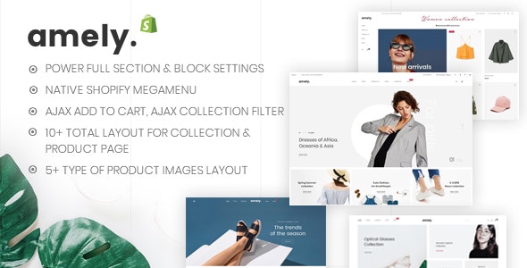 Amely v1.0.2 - Clean & Modern Shopify Theme