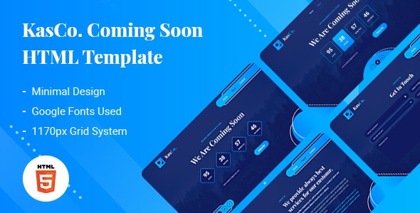 KasCo v1.0 - Creative Coming Soon HTML5 Template