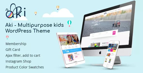 Aki v1.3.1 - Multipurpose Kids WordPress Theme