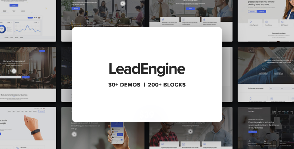 LeadEngine v2.6 - Multi-Purpose Theme with Page Builder