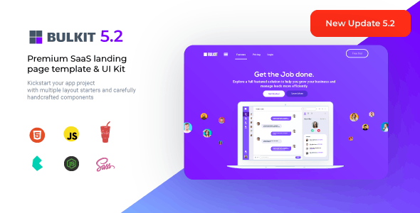 Download Bulkit v5.2.0 – Saas Landing Pages | Free Nulled Scripts