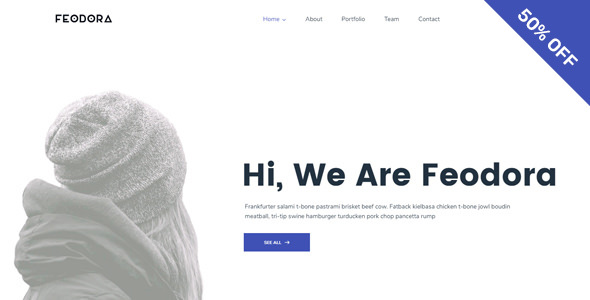 Feodora v1.0 - Creative WordPress Theme