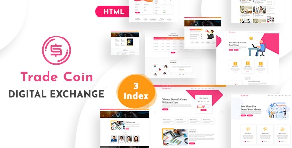 Trade Coin v1.0 - Digital Exchange HTML Template