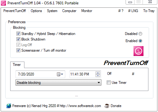 Download PreventTurnOff 1.77 + Portable [Latest]