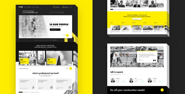 Hank v1.0.2 - Construction WordPress theme