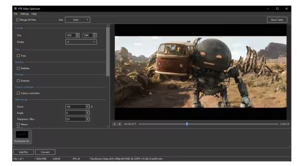 Download PTE Video Optimiser 1.0.2.5 Portable