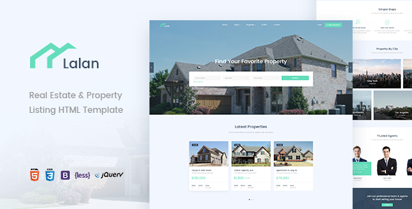 Download Lalan – Real Estate & Property Listing HTML Template | Free Nulled Scripts