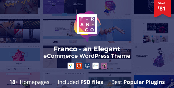 Franco v1.3.3 - Elegant WooCommerce WordPress Theme