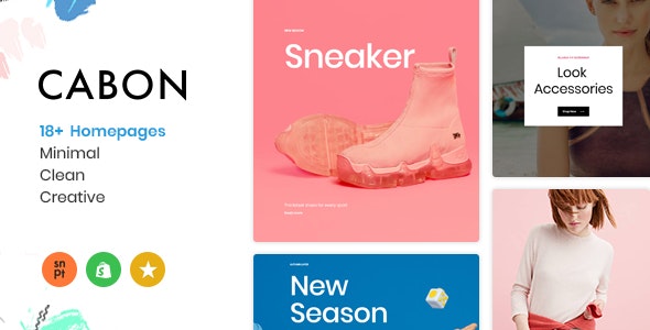 Cabon v1.0 - Minimal Clean Multiple Shopify Theme