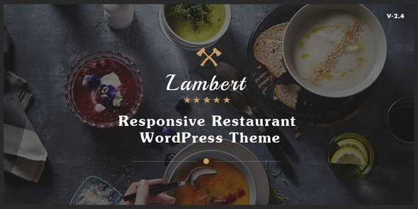 Lambert v2.5.0 - Restaurant / Cafe / Pub WordPress Theme