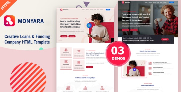 Monyara v1.0 - Loans & Funding Company Template