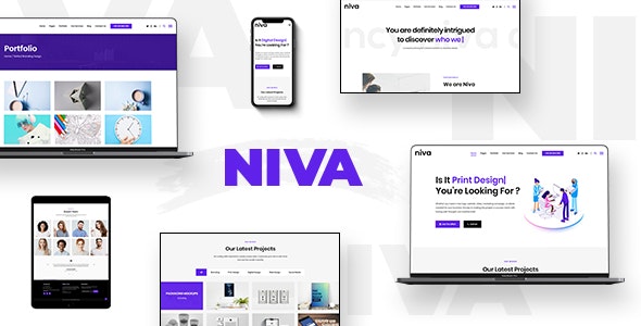 Niva v1.7.6 - Creative Agency & Freelancer WordPress Theme