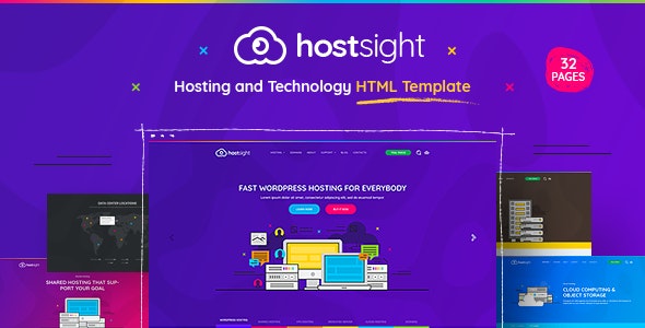 HostSite v1.0 - Hosting and Technology HTML Template