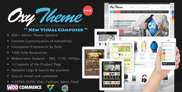 OXY v3.6 - Multi-Purpose Responsive WooCommerce Theme
