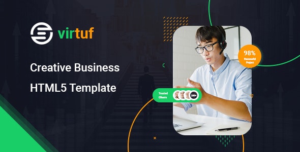Virtuf v1.0 - Creative Agency Bootstrap 5 Template