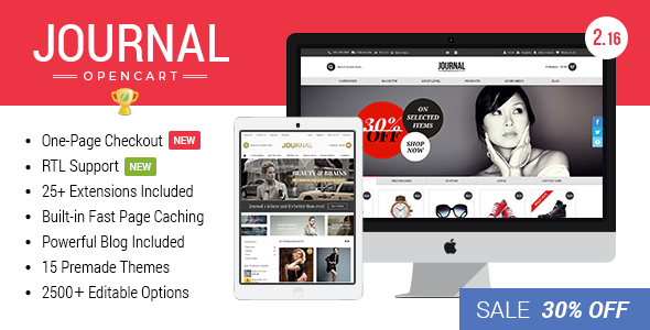 Journal v3.0.24 - Advanced Opencart Theme