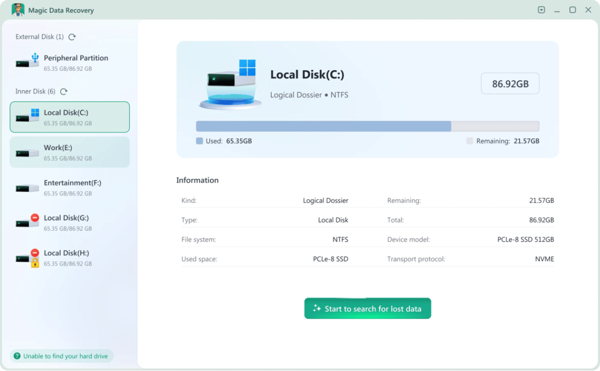 Download Amagicsoft Magic Data Recovery Technician 3.12.6.147 Multilingual Portable