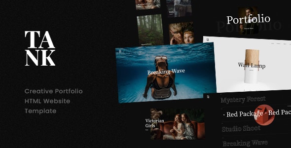 Tank v1.0 - Creative Portfolio Showcase HTML Website Template