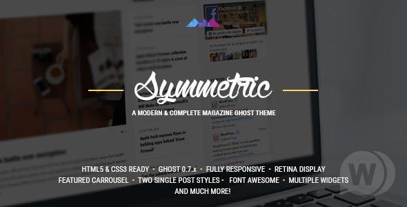 Download Symmetric v5.5.0 – A Magazine Theme for Ghost | Free Nulled Scripts